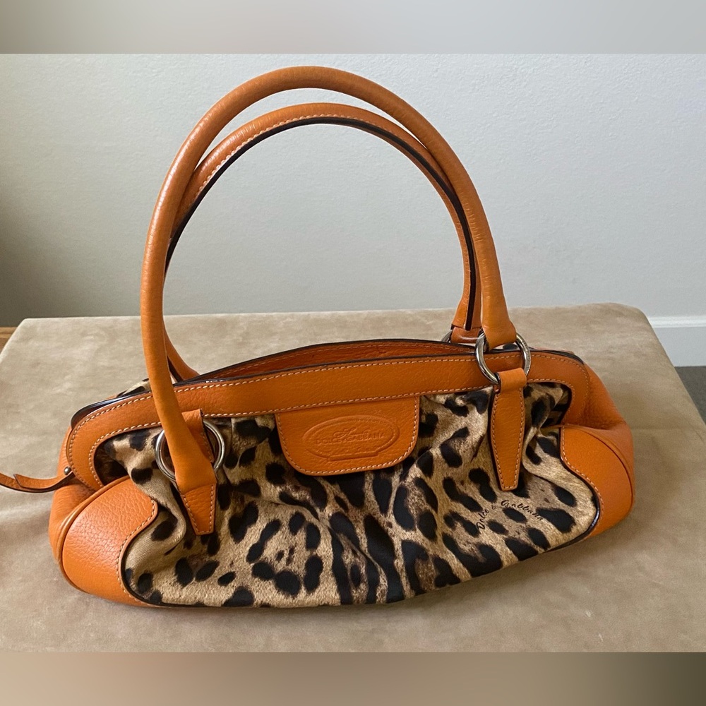 DOLCE & GABBANA.  Canvas shoulder bag